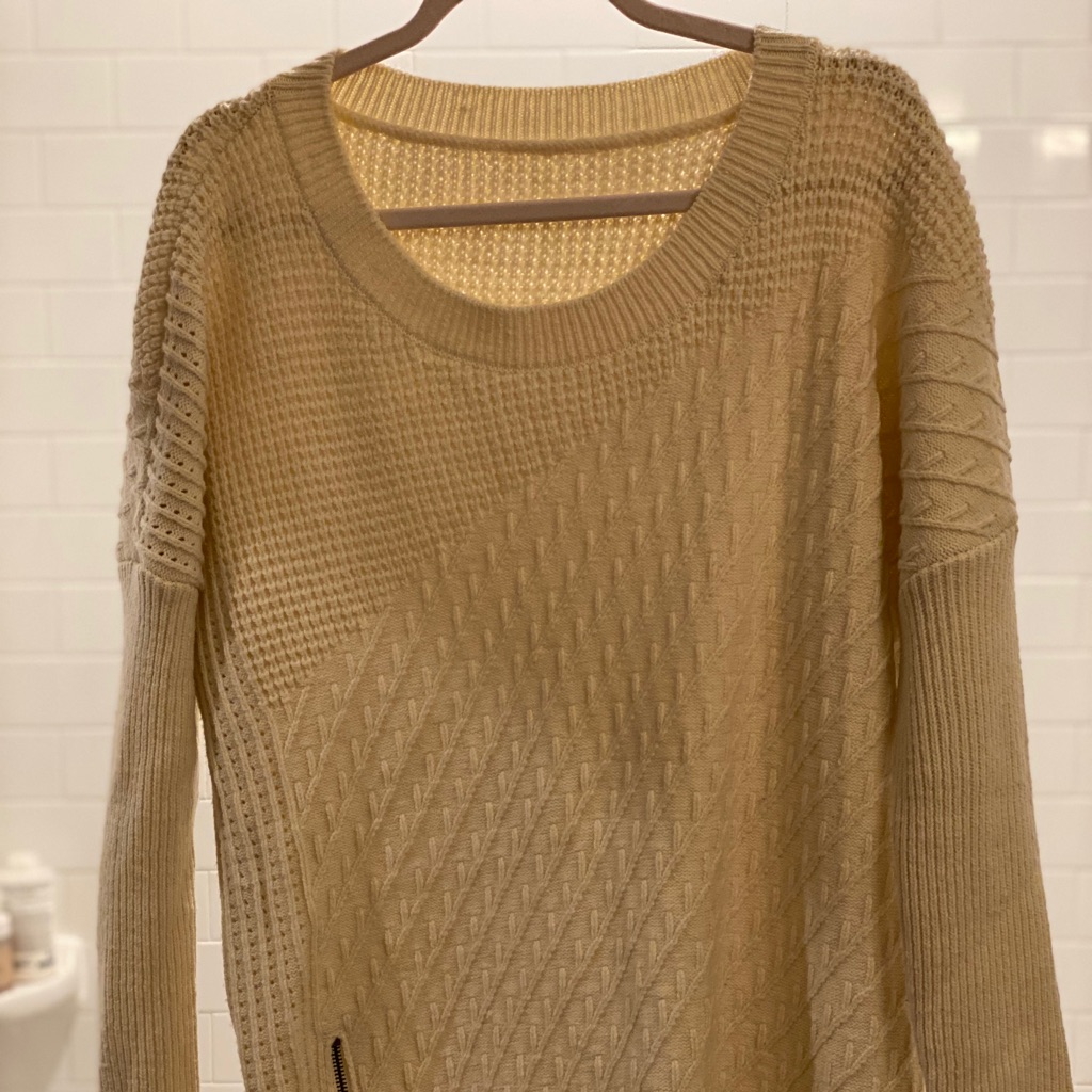 Unbranded Cable Knot Oversized Sweater